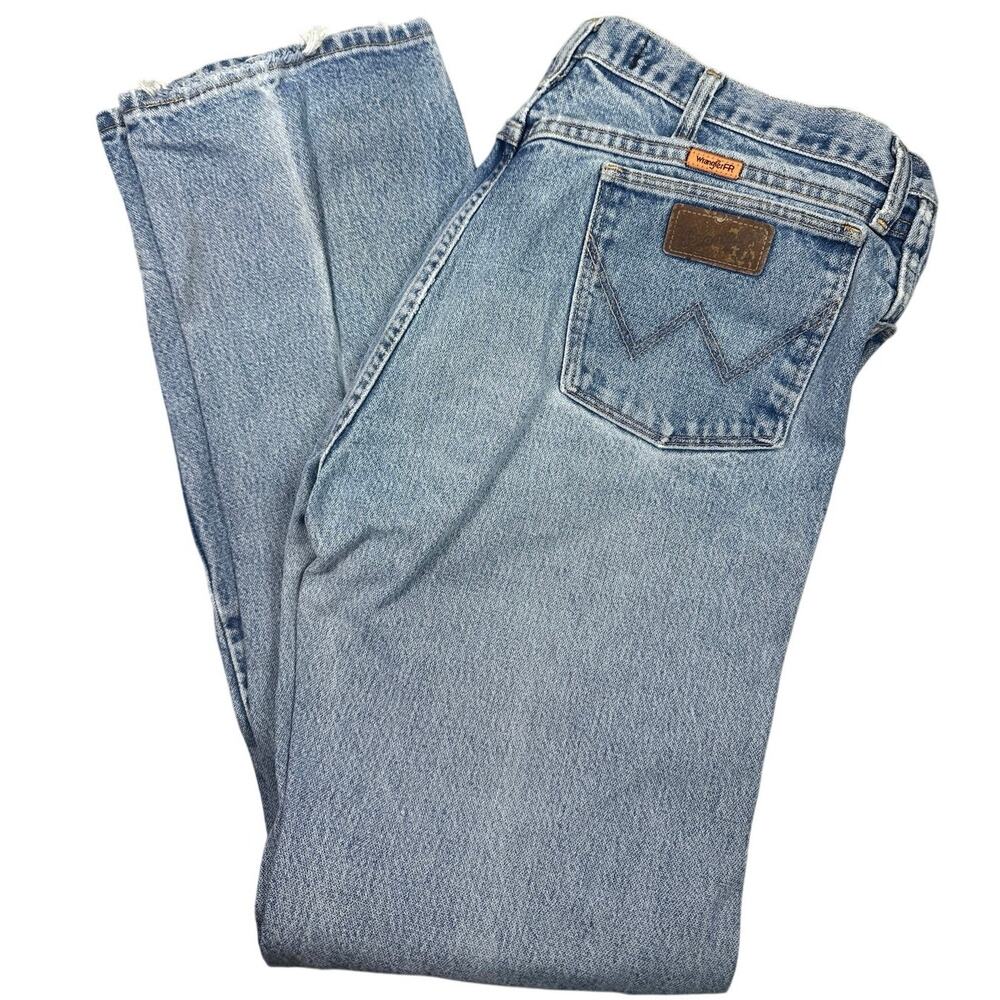 Wrangler FR Flame Resistant Denim Jeans Cowboy Cut Workwear 38x36